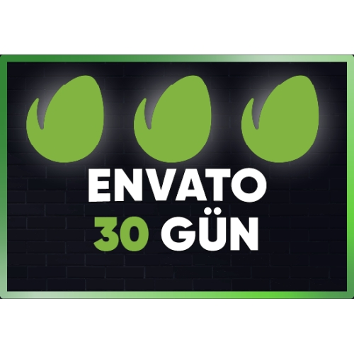  ⚡ ENVATO ELEMENTS  30 GÜN ⚡